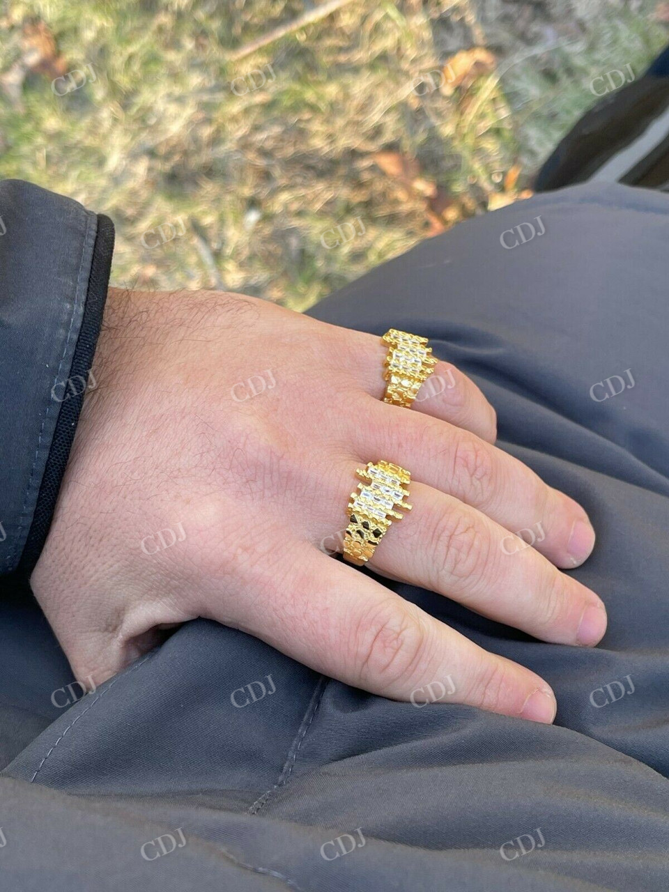 14k Gold Antique Diamond Ring  customdiamjewel   