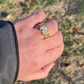14k Gold Antique Diamond Ring  customdiamjewel   