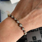 Unique Round Cut Lab Grown Diamond Bracelet