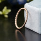 Braided Twist Stackable Wedding Band