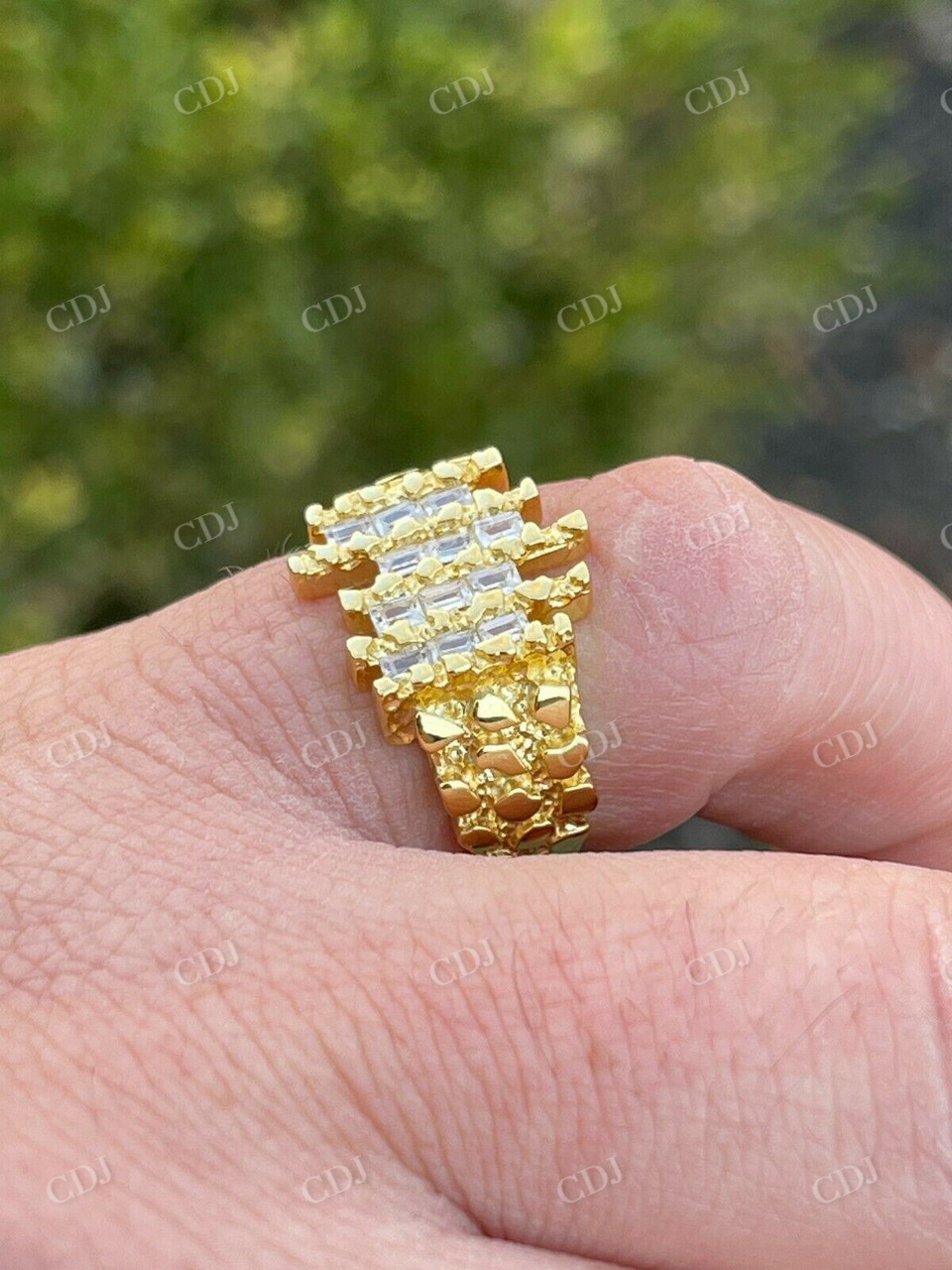14k Gold Antique Diamond Ring  customdiamjewel   