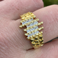 14k Gold Antique Diamond Ring  customdiamjewel   