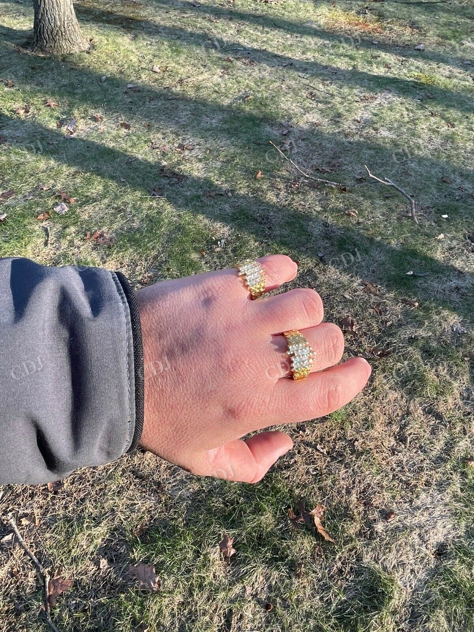 14k Gold Antique Diamond Ring  customdiamjewel   