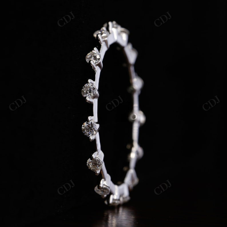 Distance Accents Lab grown Diamond Wedding band Woman  customdiamjewel   