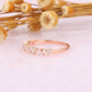 0.86CTW Baguette Cut Lab Grown Diamond Wedding Band  customdiamjewel   