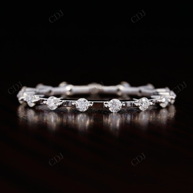 Distance Accents Lab grown Diamond Wedding band Woman  customdiamjewel   