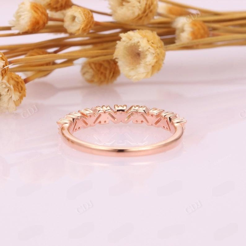 0.86CTW Baguette Cut Lab Grown Diamond Wedding Band  customdiamjewel   