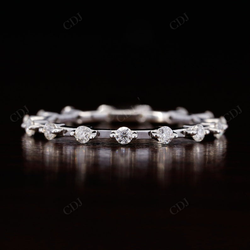 Distance Accents Lab grown Diamond Wedding band Woman  customdiamjewel   
