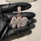 Iced Out Hip Hop Letter Pendant hip hop jewelry CustomDiamJewel   