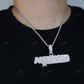 AMBITIOUS Letter Customized Hip Hop Diamond Pendant customdiamjewel