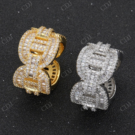 Iced Out Custom Diamond Hip Hop Ring  CustomDiamJewel   