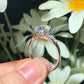 Solid Gold Art Deco Lab Grown Diamond Ring