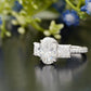 Oval Lab-Grown Diamond Vintage Ring