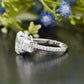 Oval Lab-Grown Diamond Vintage Ring