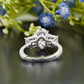Oval Lab-Grown Diamond Vintage Ring