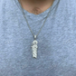 Men's Solid Gold St Jude San Judas Tadeo Iced Pendant  customdiamjewel   