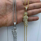 Men's Solid Gold St Jude San Judas Tadeo Iced Pendant  customdiamjewel   