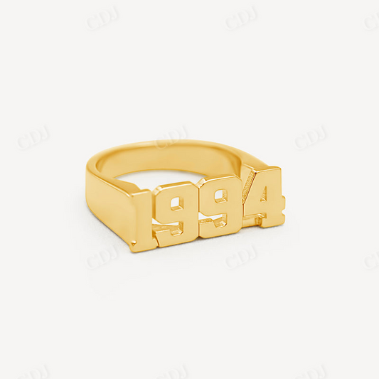 Antique Year Numeric Ring  customdiamjewel   