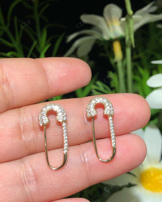 Unique Custom Lab Grown Diamond Earrings