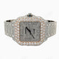 Cartier Fully Iced Out Hip Hop Watch For Men customdiamjewel