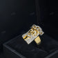 0.75 CTW Moissanite Hip Hop Jesus Ring Hip Hop Ring customdiamjewel