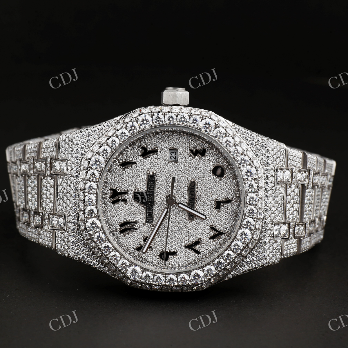 AP Hip Hop Moissanite Diamond Watch customdiamjewel