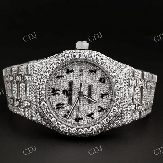 AP Hip Hop Moissanite Diamond Watch customdiamjewel