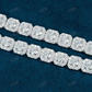 Rectangle Design Tennis Chain Party Look for Girl hip hop jewelry customdiamjewel   