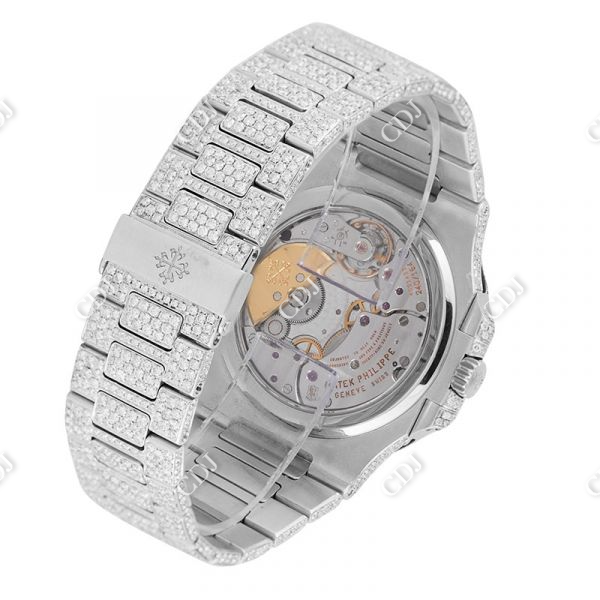 Men's Full Iced Out Lab Diamond Chrono Patek Philippe Watches customdiamjewel