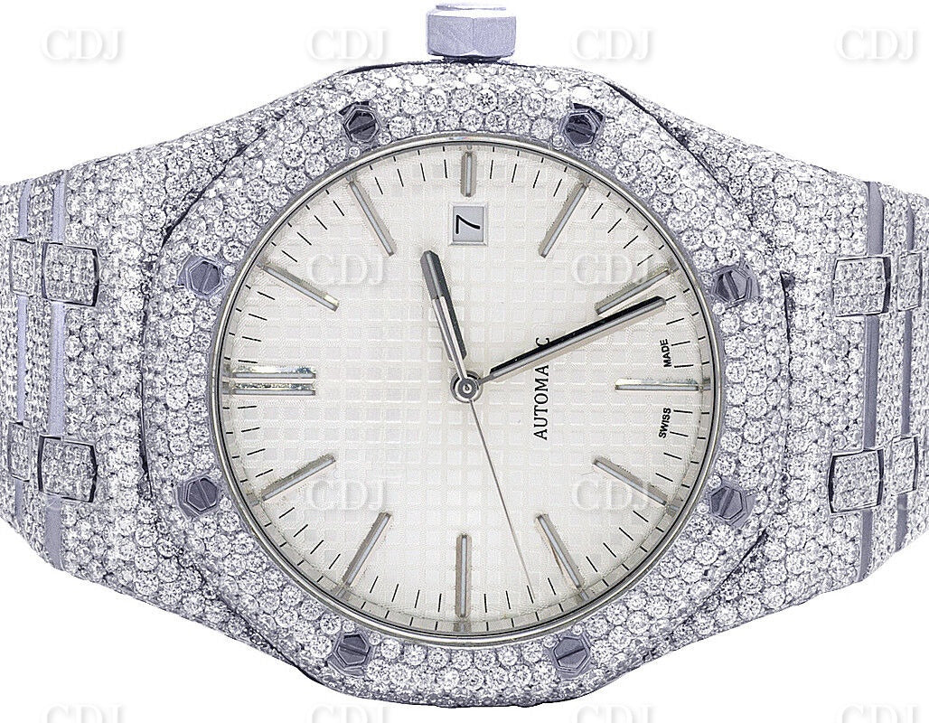 Hip Hop Style VVS Moissanite Audemars Piguet Royal Oak Watch customdiamjewel