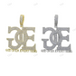 Iced Out GOE GOD OVER EVERYTHING Moissanite Pendant hip hop jewelry CustomDiamJewel