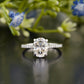 Oval Lab-Grown Diamond Pavé Ring