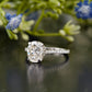 Oval Lab-Grown Diamond Pavé Ring