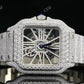 Moissanite Diamond Cartier Skelenton Watch customdiamjewel