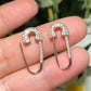 Unique Custom Lab Grown Diamond Earrings