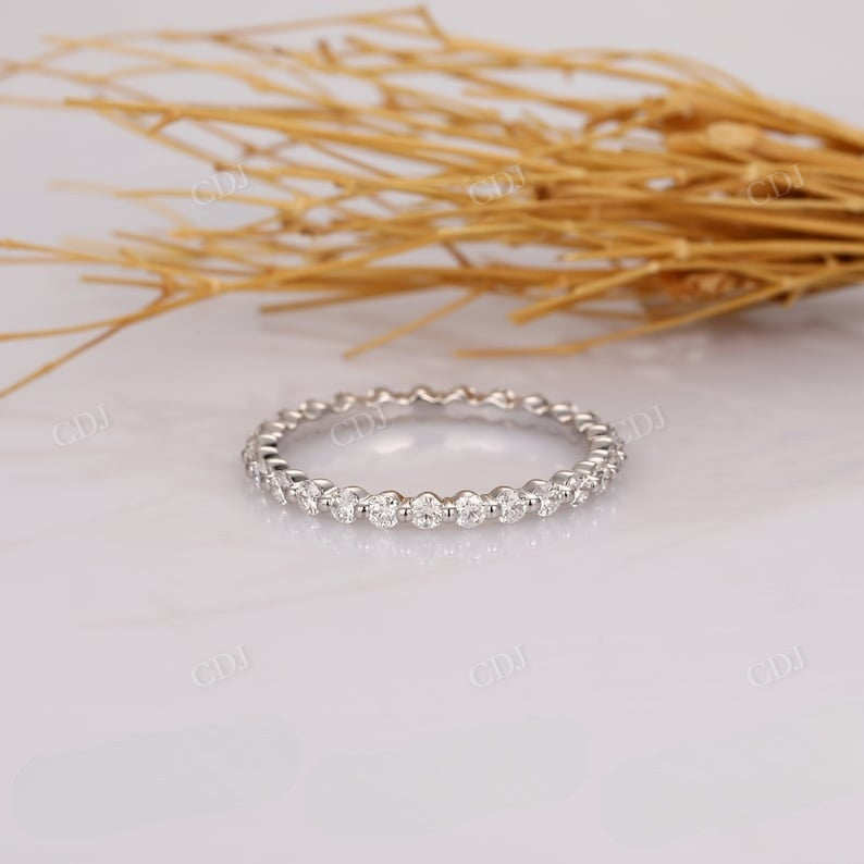 Art Deco Bridal 0.90CTW Lab Grown Diamond Wedding Band  customdiamjewel   