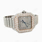 Cartier Fully Iced Out Hip Hop Watch For Men customdiamjewel