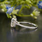 Oval Lab-Grown Diamond Pavé Ring