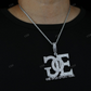 Iced Out GOE GOD OVER EVERYTHING Moissanite Pendant hip hop jewelry CustomDiamJewel