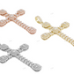 2.5 CTW Baguette Halo Cuban Cross Pendant hip hop jewelry CustomDiamJewel