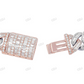 Trendy Baguatte Cut Moissanite Link Bracelet hip hop jewelry customdiamjewel