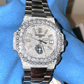 Classic Patek Phillippe Diamond On Bezel Watch For Men customdiamjewel