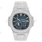 Men's Full Iced Out Lab Diamond Chrono Patek Philippe Watches customdiamjewel