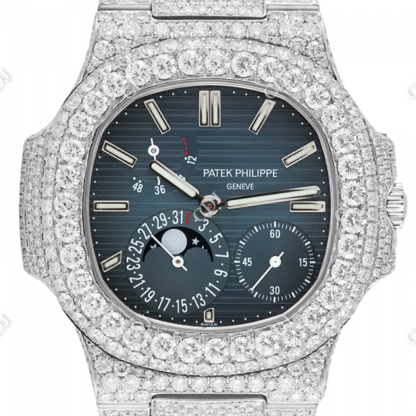 Men's Full Iced Out Lab Diamond Chrono Patek Philippe Watches customdiamjewel