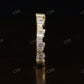 Full Eternity Baguette Natural Diamond Wedding Band  customdiamjewel   