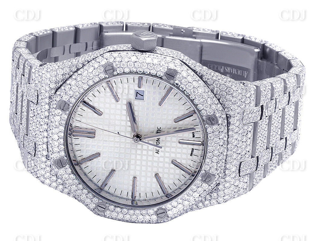 Hip Hop Style VVS Moissanite Audemars Piguet Royal Oak Watch customdiamjewel