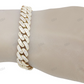 Trendy Baguatte Cut Moissanite Link Bracelet hip hop jewelry customdiamjewel