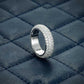 White Gold Micro Pave Hip Hop Ring hip hop jewelry customdiamjewel   