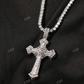 Fully Iced Out jesus christ Cross VVS Diamond Hip Hop Pendant hip hop jewelry CustomDiamJewel
