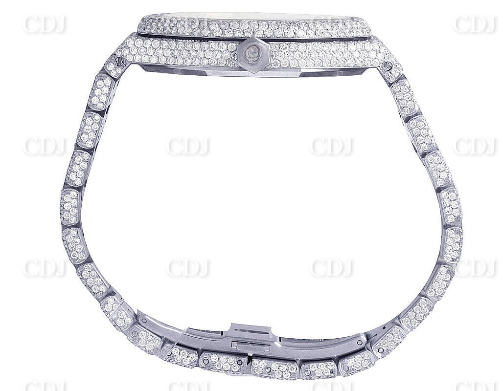 Buss Down Moissanite Diamond Watch Custom Design Iced Out Wrist Watch customdiamjewel